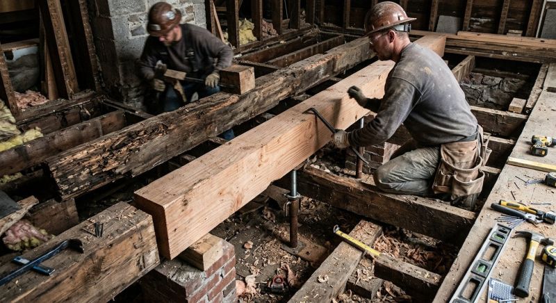 House Beam Replacement in Kansas City, KS