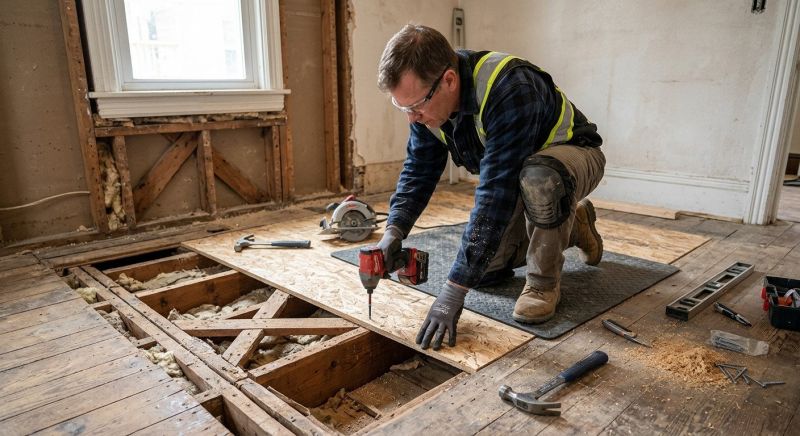 Floor Joist Repair in Conroe, TX