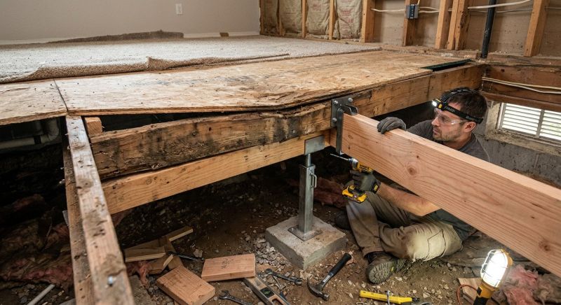 Floor Joist Replacement in Conroe, TX