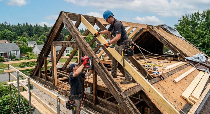 Roof Joist Repair in Kansas City, KS